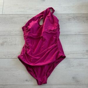 Shade & Shore Fuchsia Swimsuit